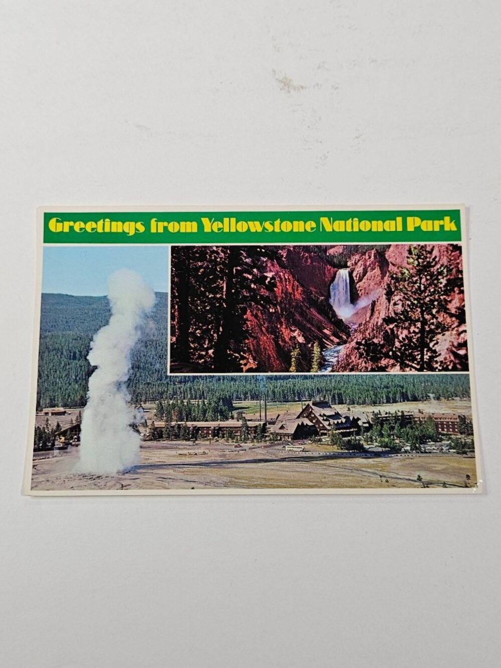 Greetings from Yellowstone National Park Postcard